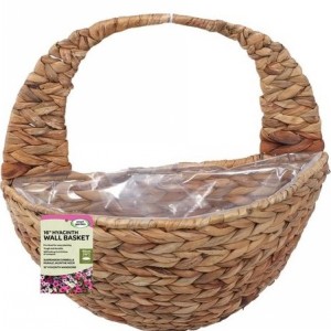 Wall Basket Hyacinth 16"